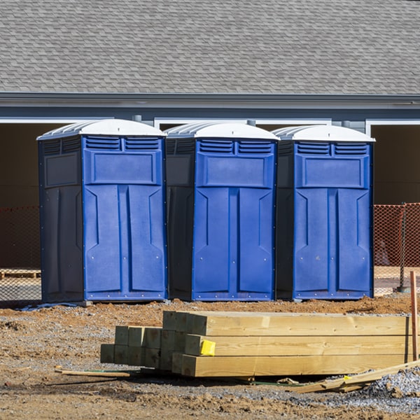 are there different sizes of portable restrooms available for rent in Due West SC